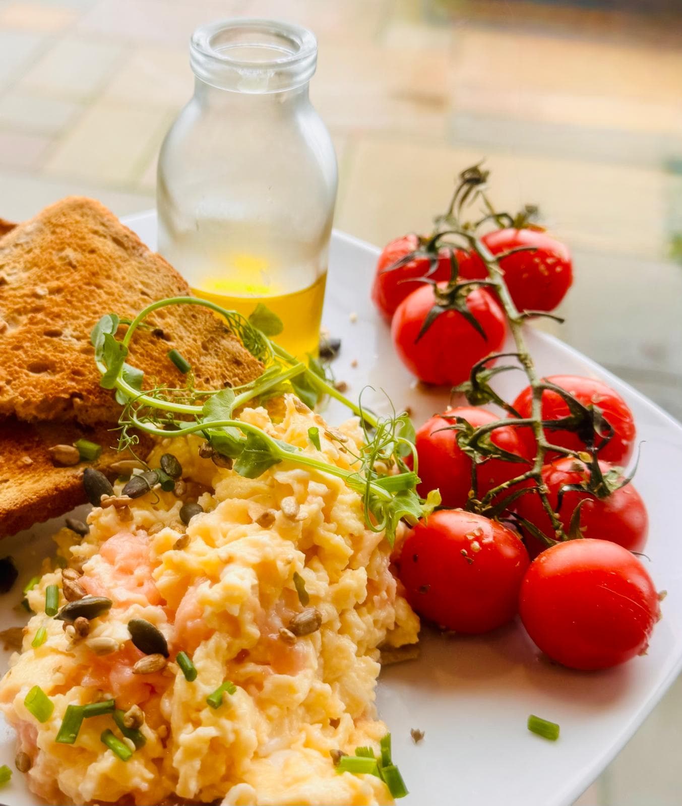 A Delicious Breakfast on the Patio
