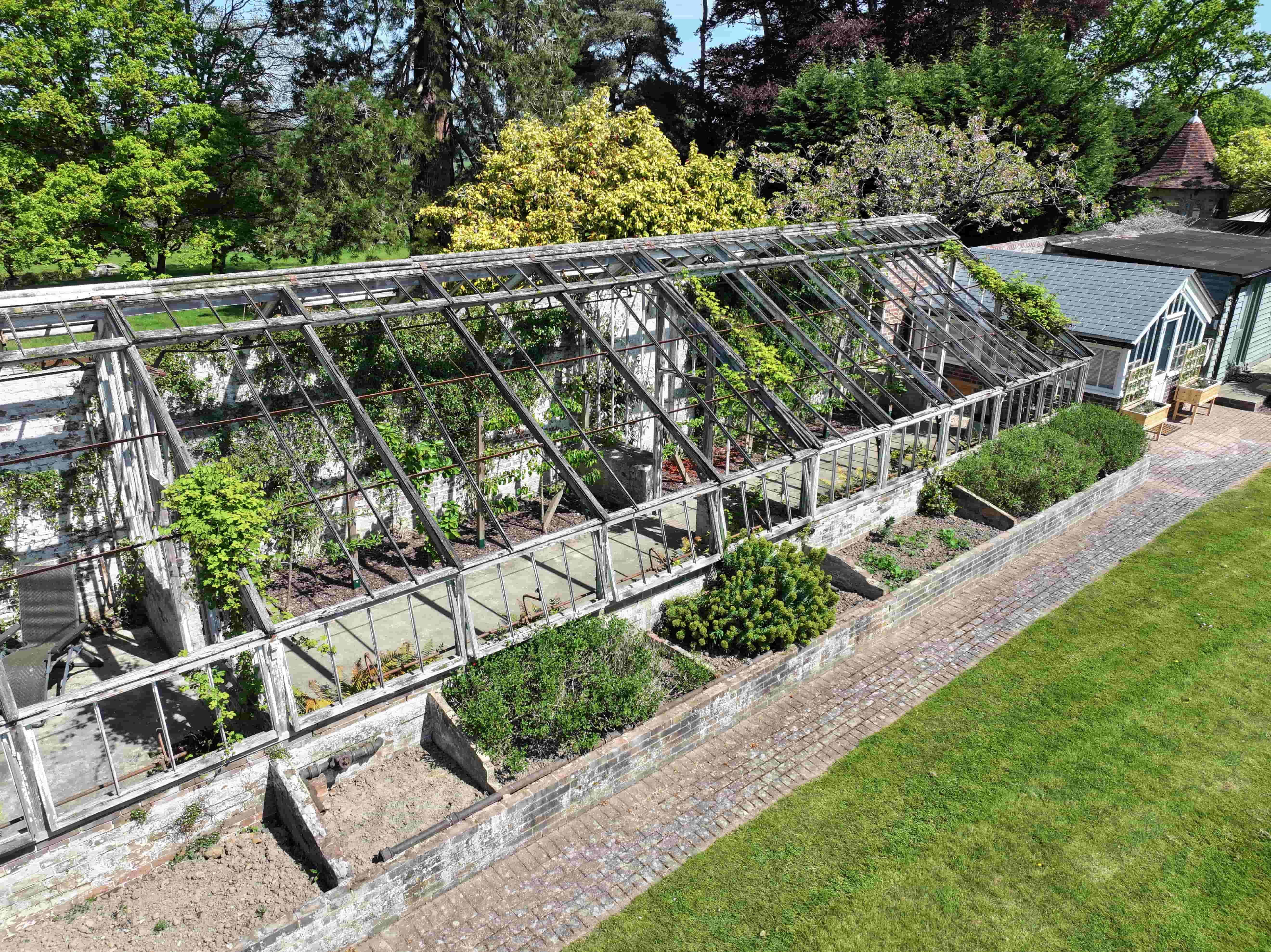 Aerial view of Knowle Grange estate